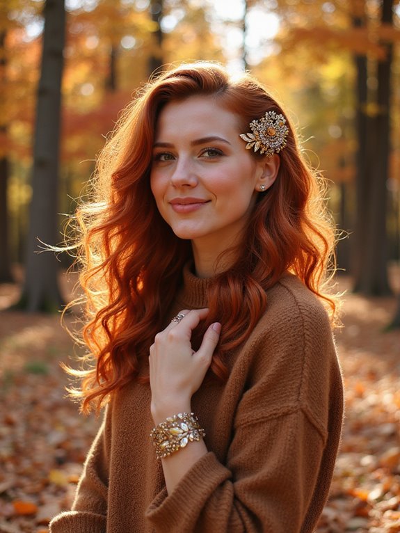 curls and statement clips