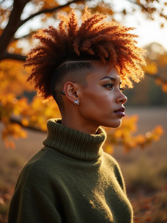 curly mohawk styling tips