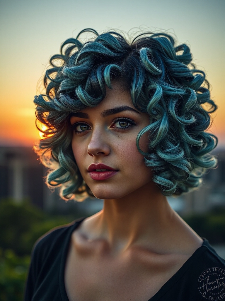 curly pixie bob elegance