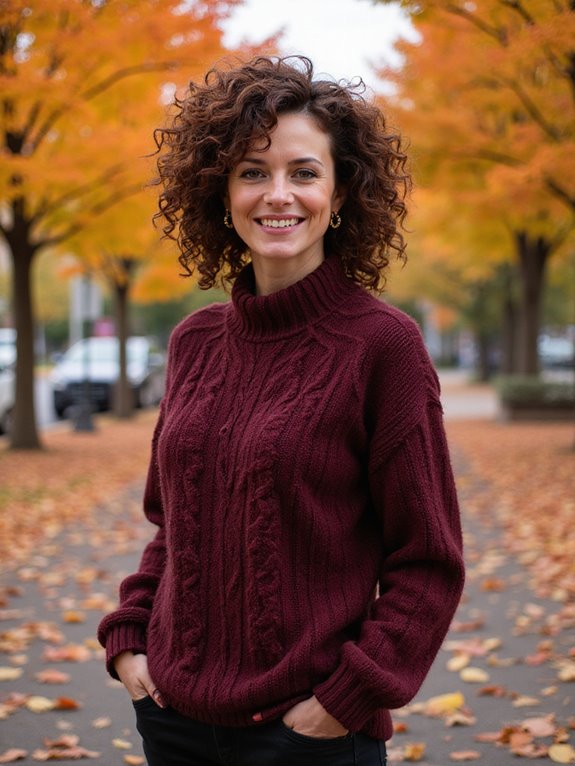 curly shag haircut confidence boost