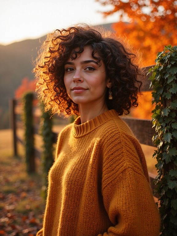 curly shag with layers