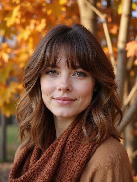 curtain bangs for medium hair