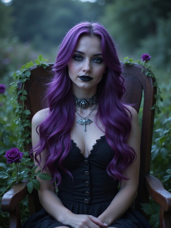 dark plum hair maintenance