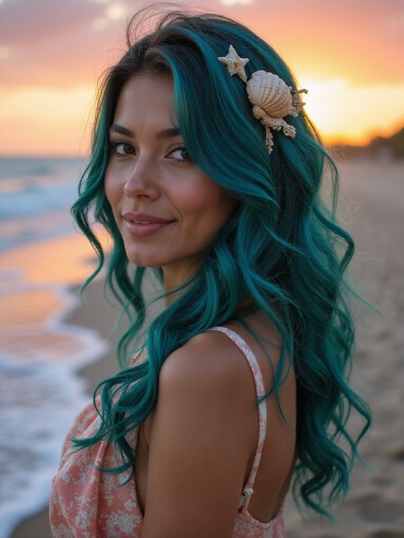 intense ocean blue waves