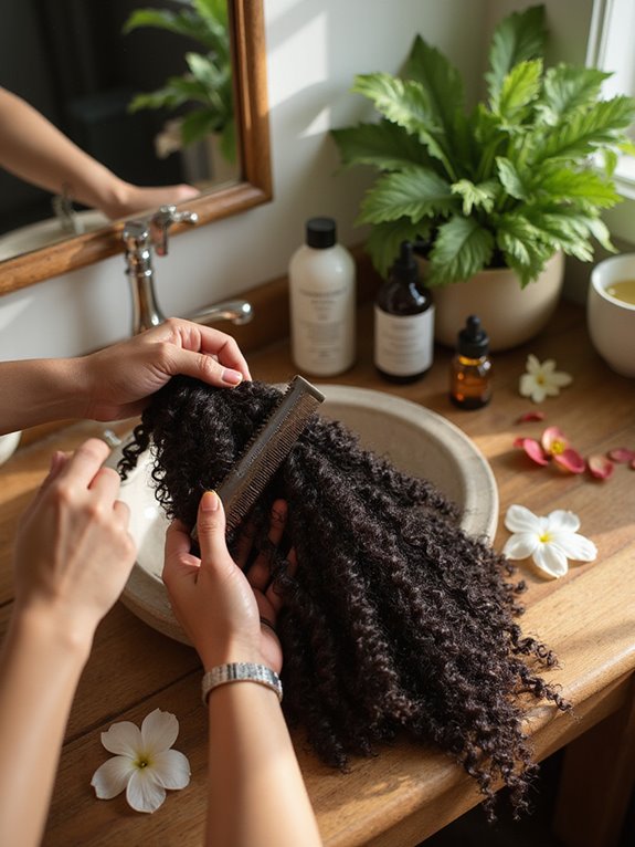 detangle and hydrate hair