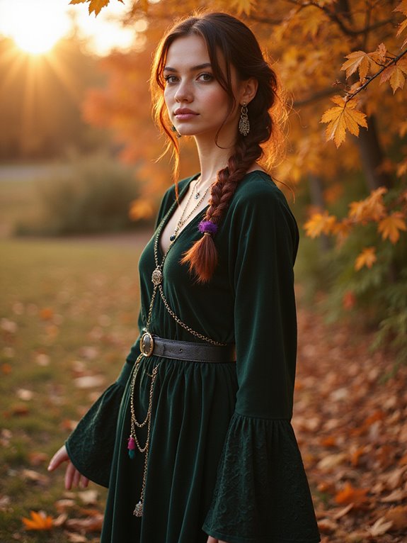 striking side braid styling