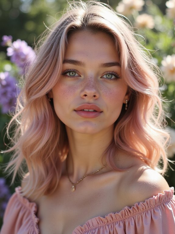 dusty rose hair care