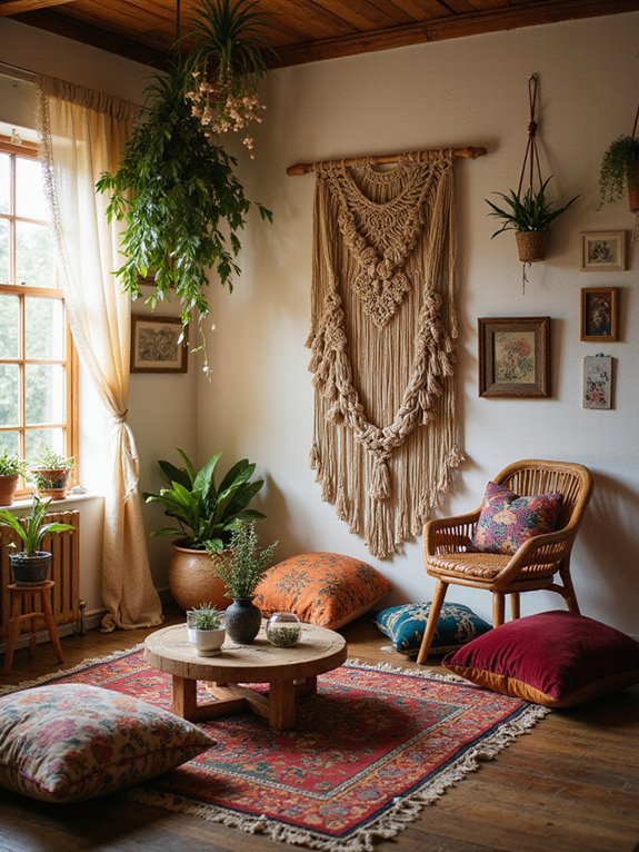 eclectic bohemian room decor