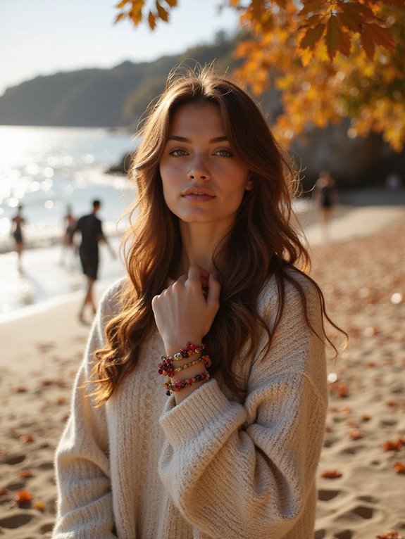 effortless autumn beach waves