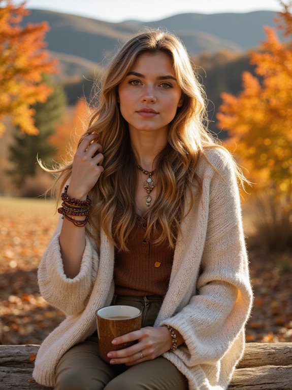 effortless bohemian wave hairstyle