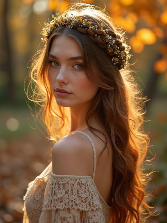 bohemian crown braid