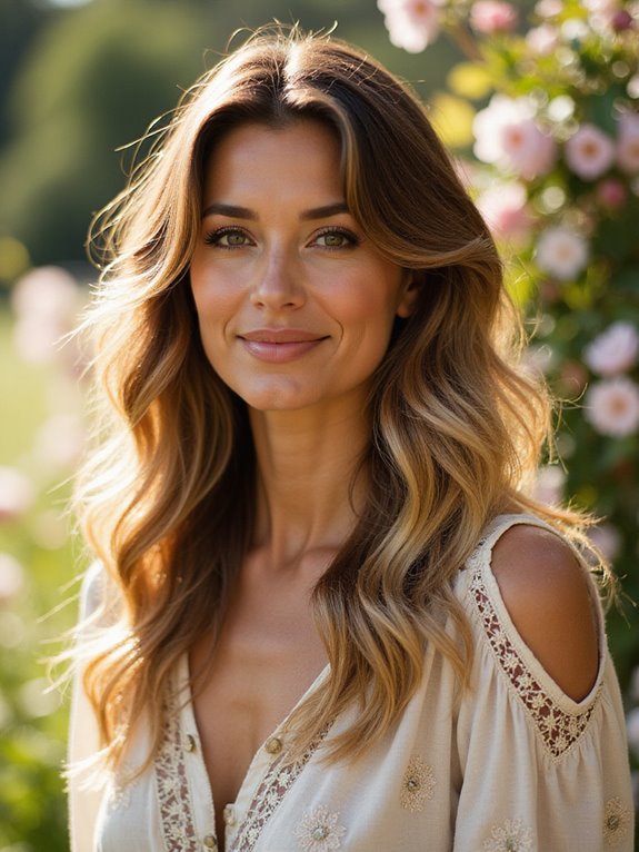 effortless bronde ombre style