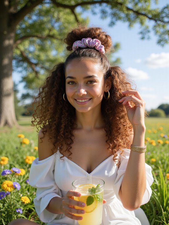 effortless chic curl style