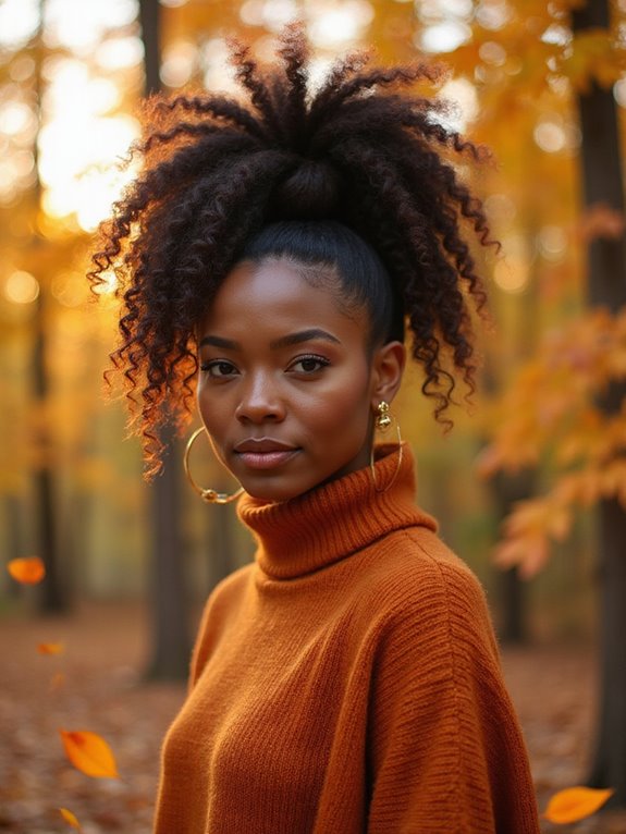 effortless chic high ponytail