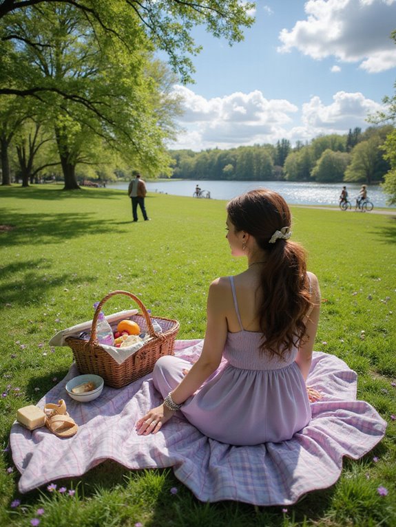 effortless chic low ponytail