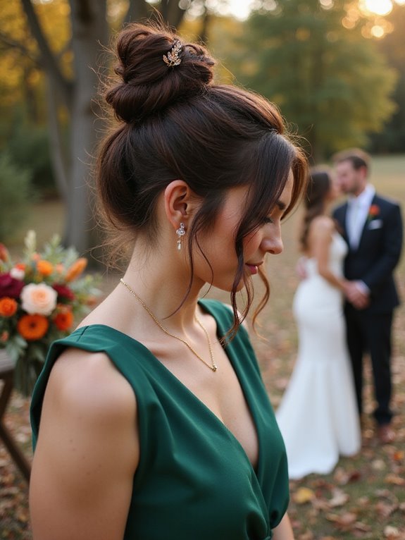 effortless chic messy bun