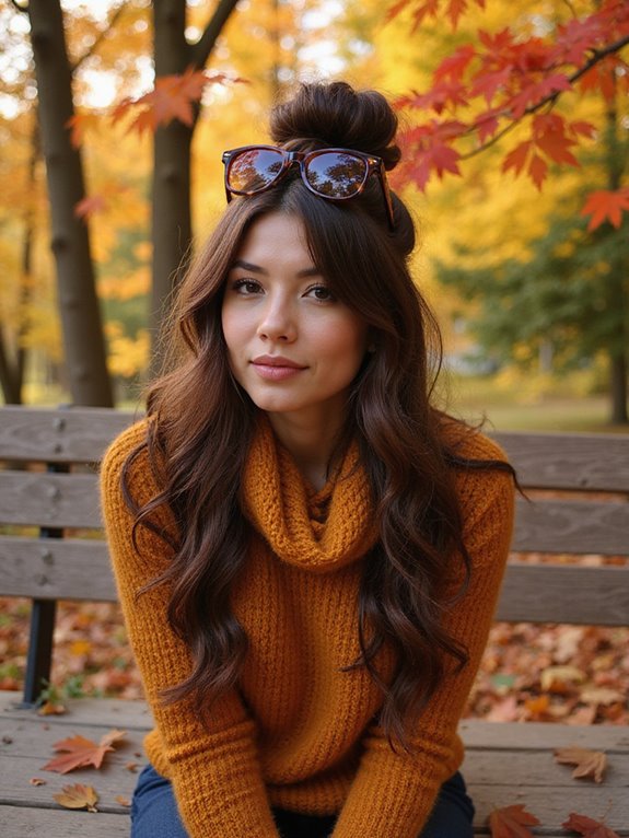 effortless chic messy bun