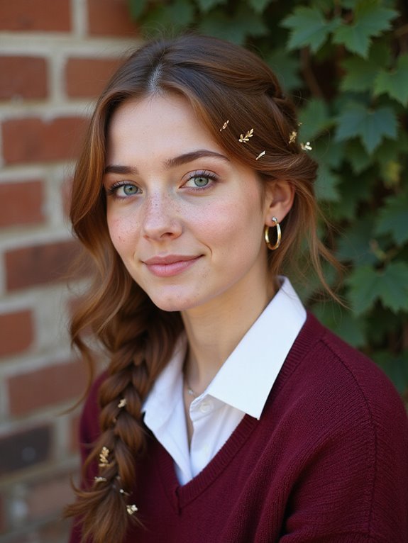 effortless chic side braid