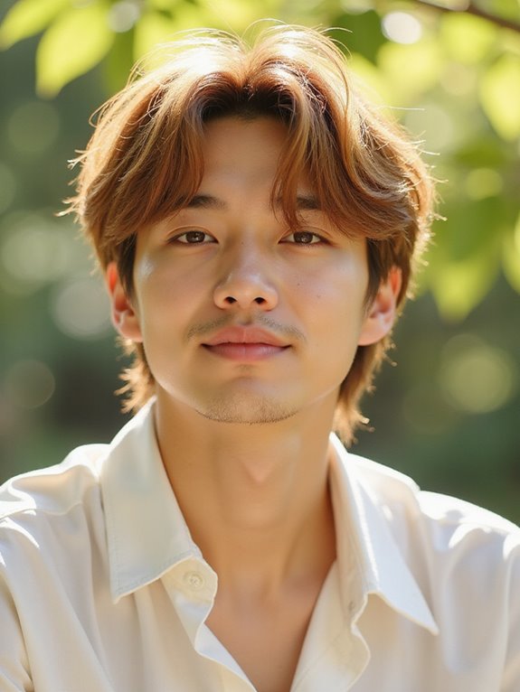 effortless chic side swept hairstyle