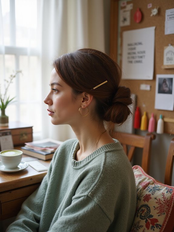 effortless classic low bun