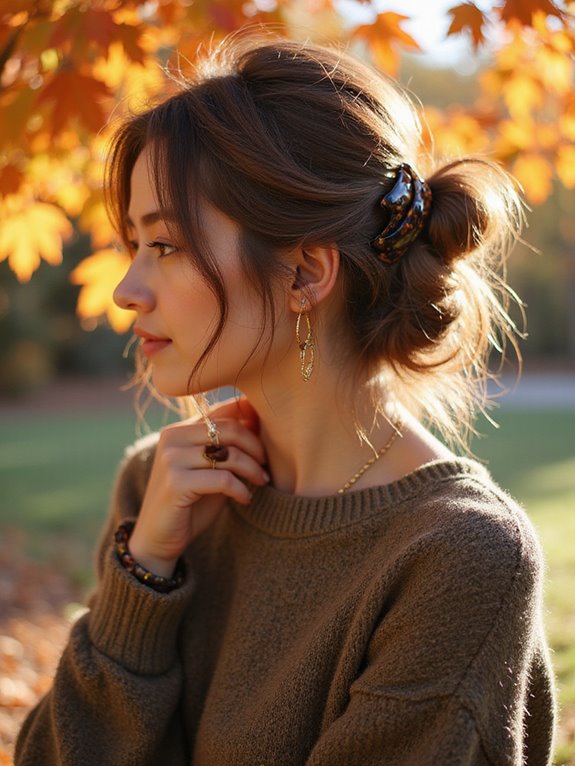 effortless claw clip updo