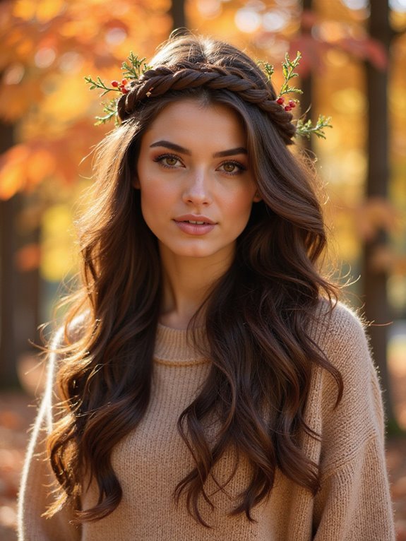 effortless loose braided crown