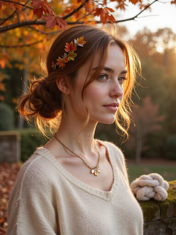 effortless low messy bun