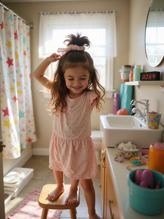 effortless messy bun style