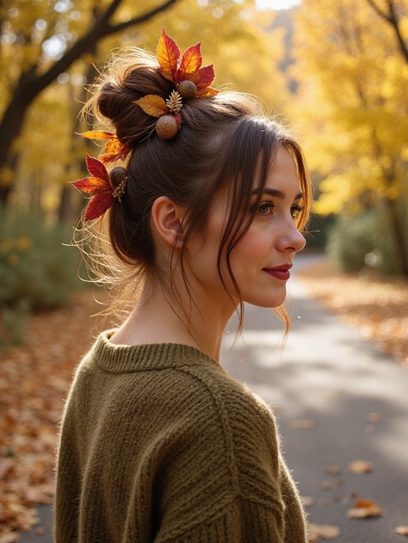 effortless messy bun styling