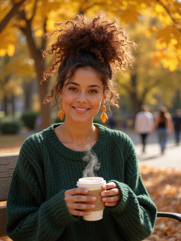 effortless messy high bun
