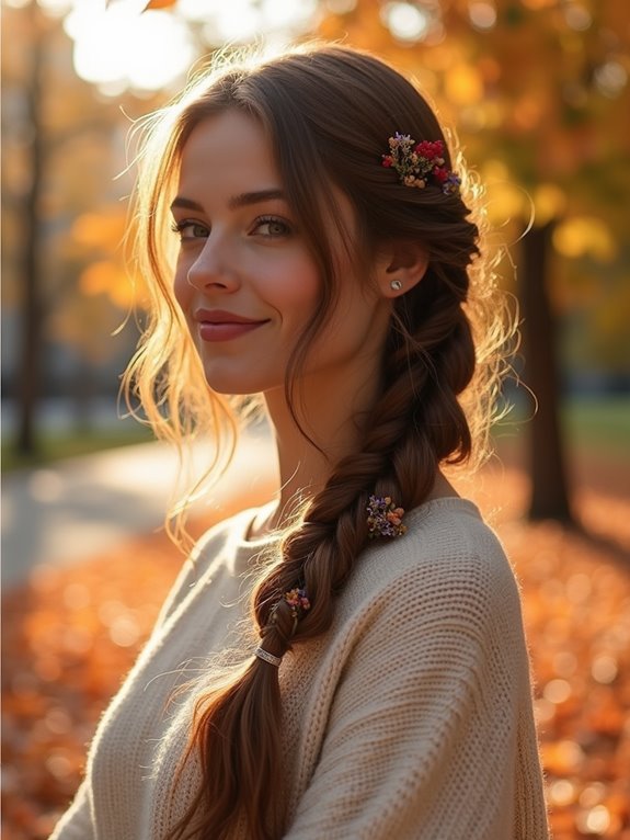 effortless messy side braid