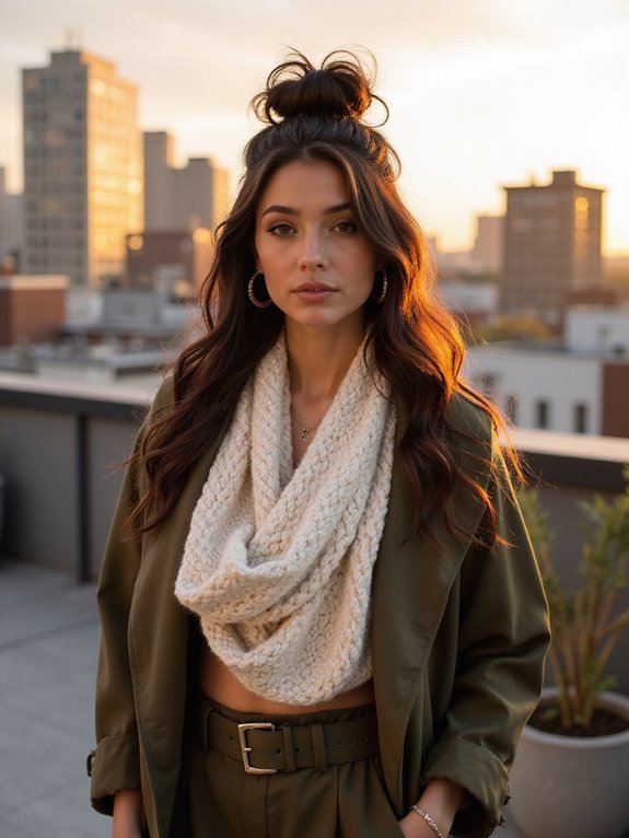 effortless messy top knot