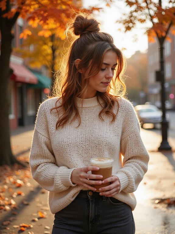 effortless messy top knot