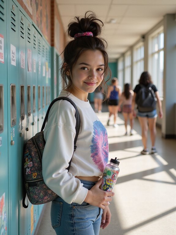 effortless tousled top knot