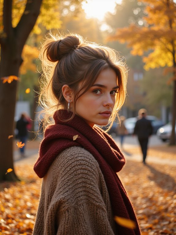 effortless messy top knot