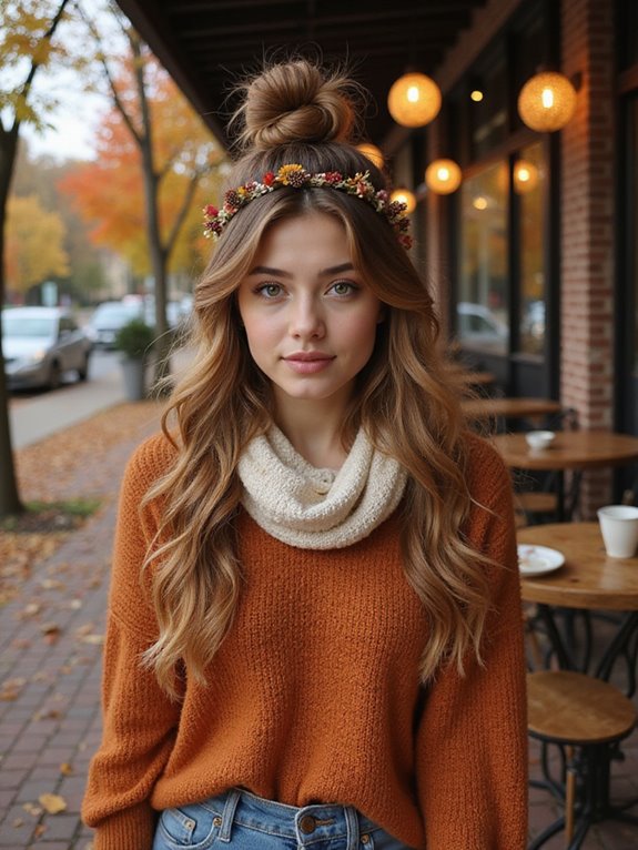 effortless messy top knot