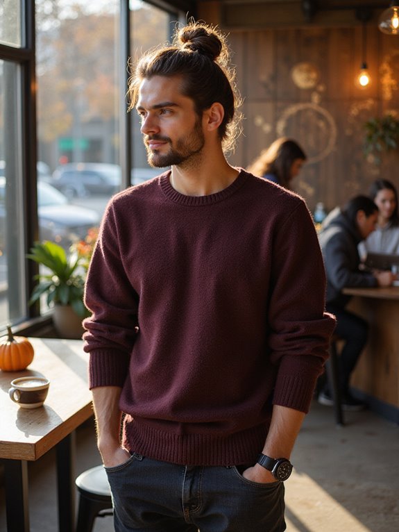 effortless stylish messy bun