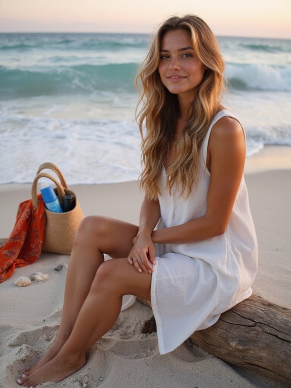 effortless summer beach waves