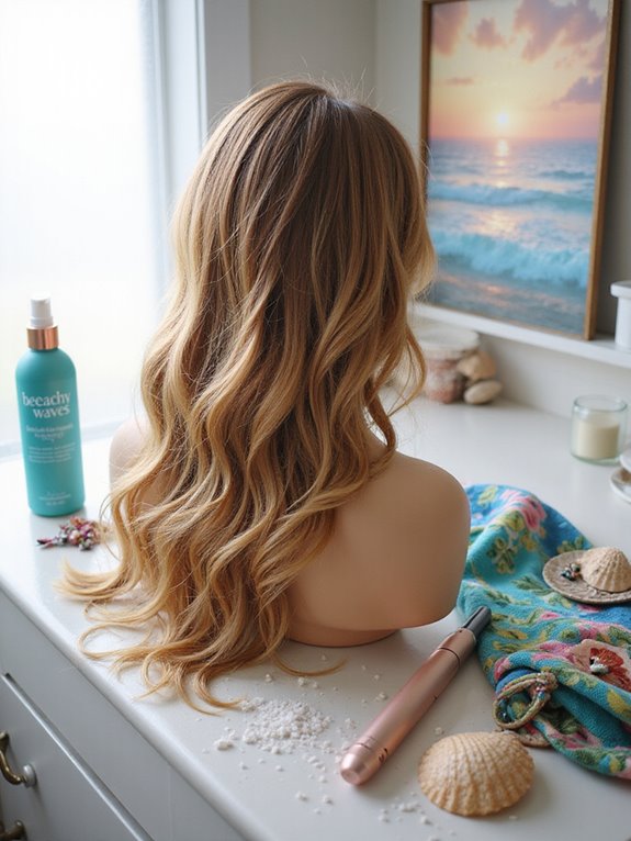 effortless summer hairstyle waves