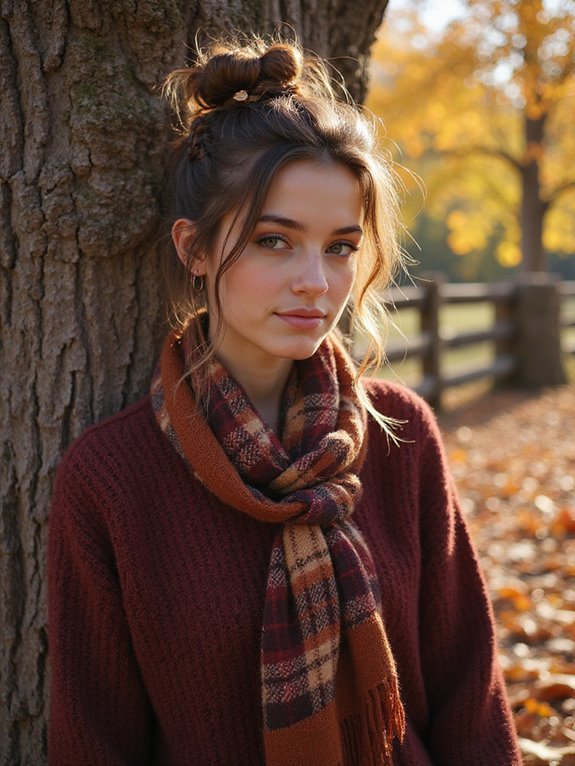 effortless twisted messy bun