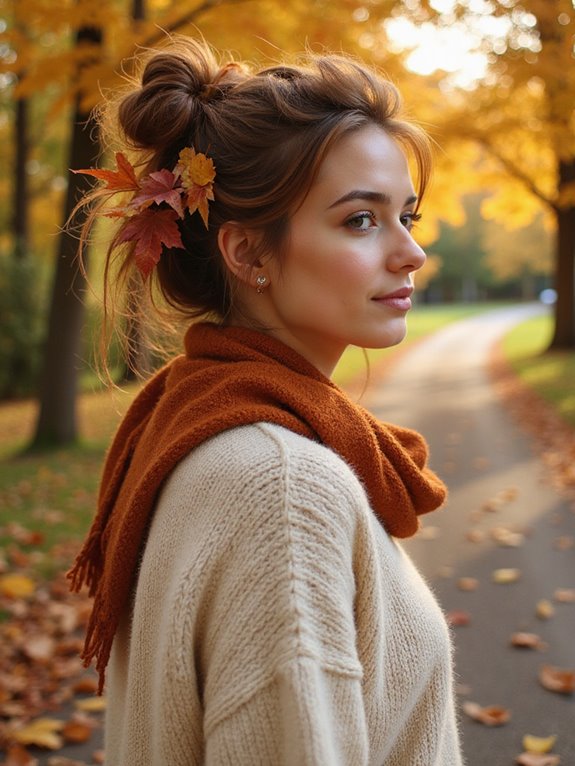 effortlessly chic messy bun