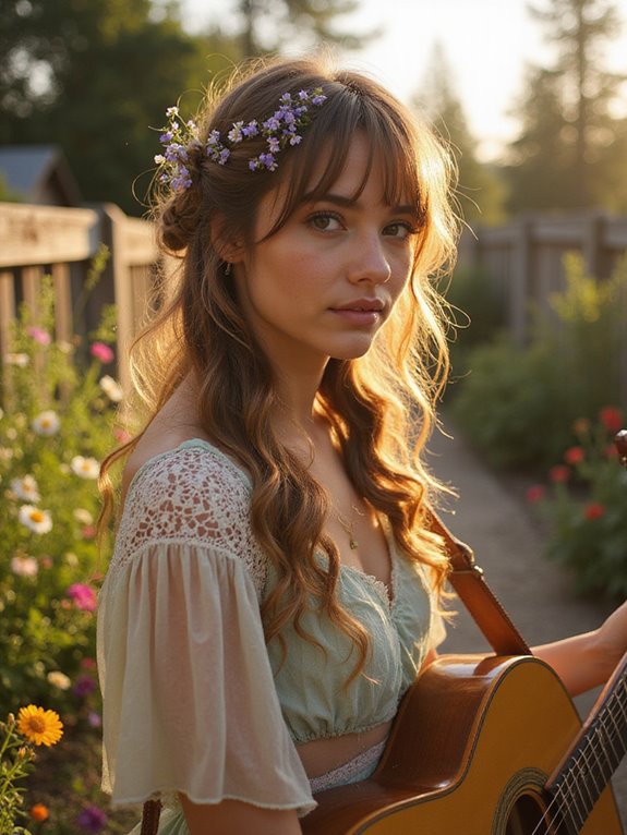 effortlessly chic retro updo