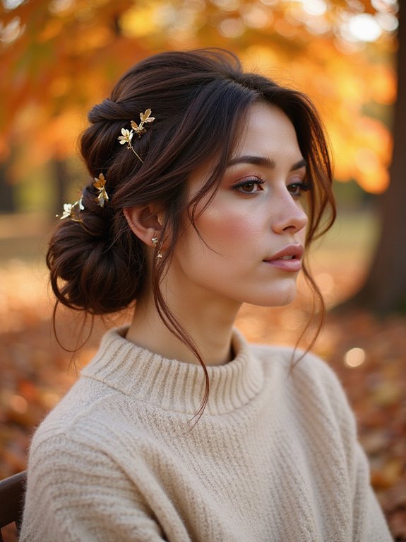 effortlessly polished low bun