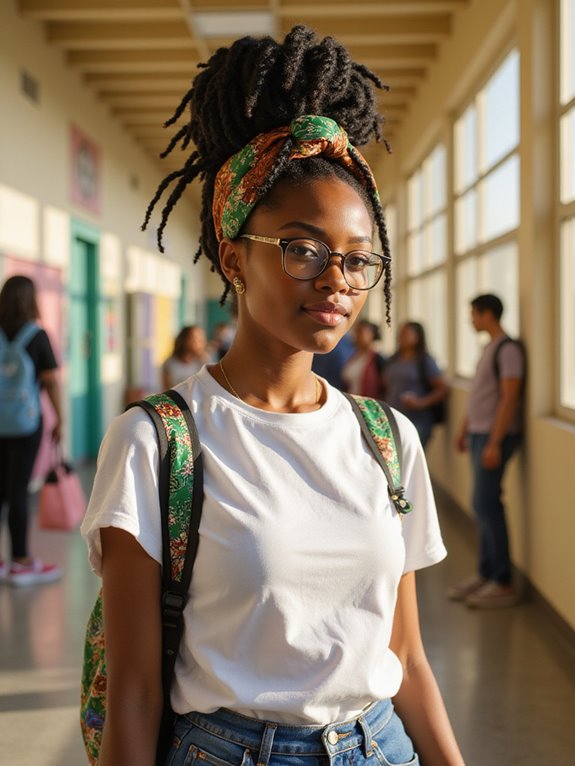 elegant and practical hairstyle