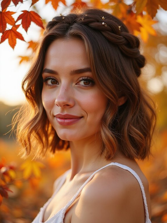 sophisticated braided crown hairstyle