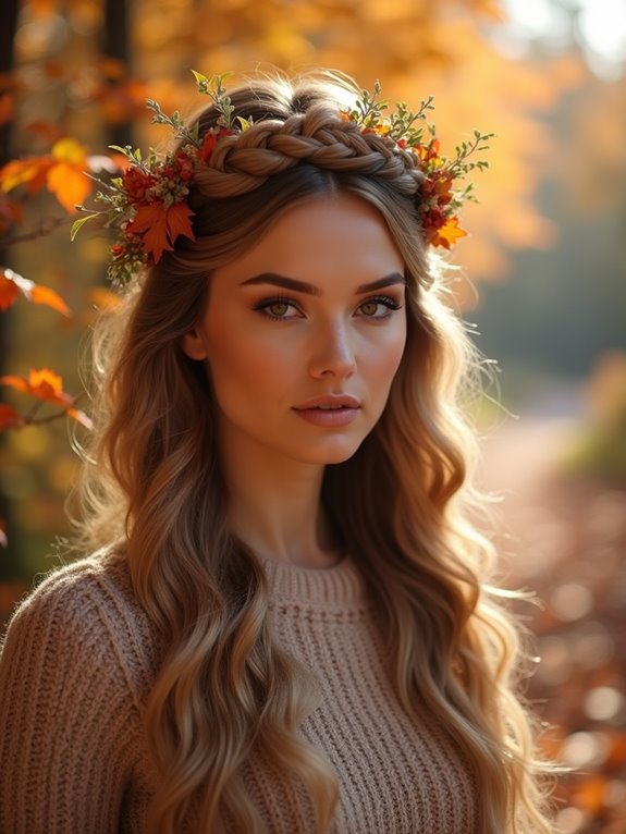elegant braided crown hairstyle