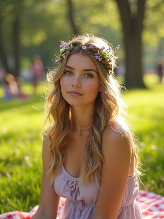 elegant braided headband hairstyle