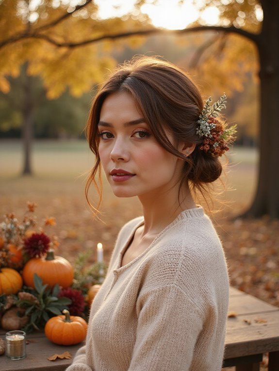 elegant chignon for occasions