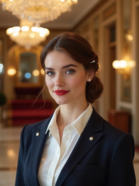 stylish classic french twist