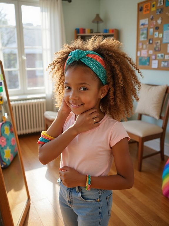 chic curls with headband
